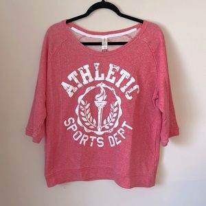 Cropped 3/4 length shirt